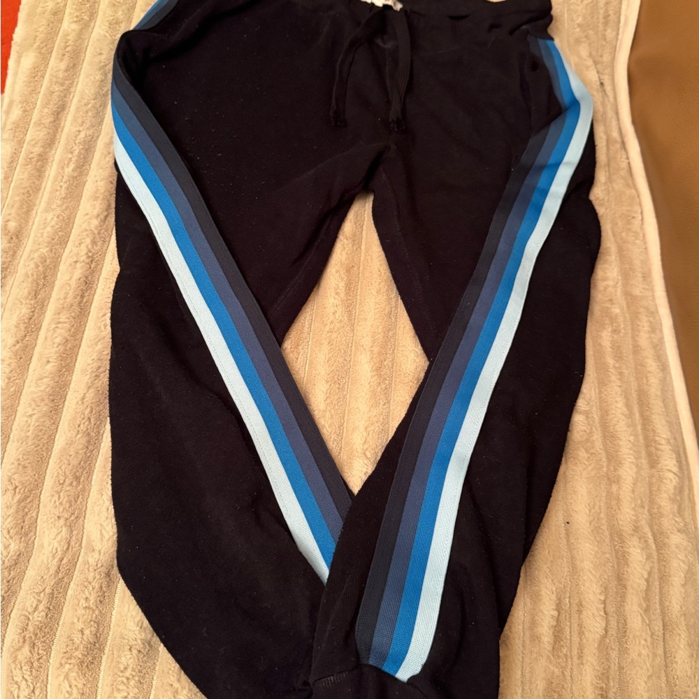 Vintage Havana Kids Joggers with Blue Gradient Stripes